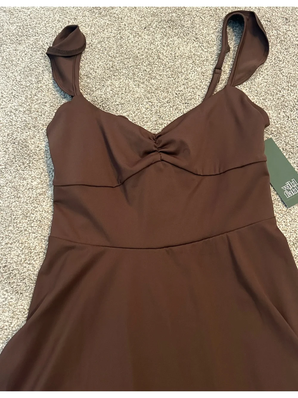 Women’s Wild Fable Brown Mini-Dress NWT Size XS